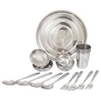  Modern Stainless Steel Dinner Set